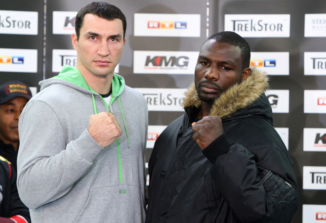 Vladim�r Kli�ko a Hasim Rahman - tiskov� konference