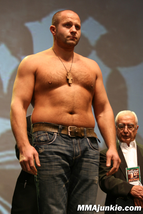 Fedor Emalianenko na p�edz�pasov�m v�en�