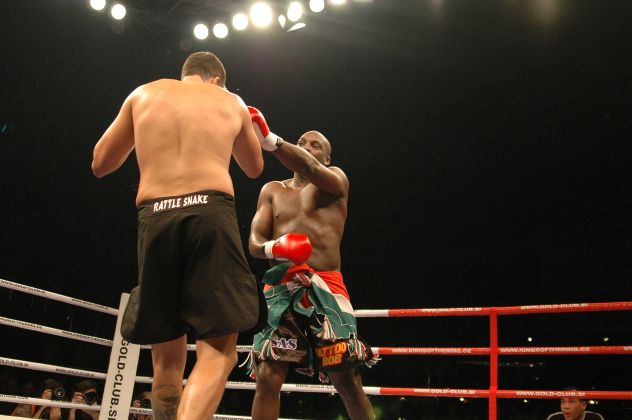 Ashwin Balrak (Surinam) vs. Tom� Hron (�esk� republika) + 95 kg, TITULOV� Z�PAS