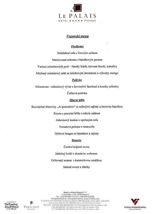 Speci�ln� vegansk� menu pro Tysona