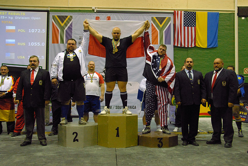 Celkov� po�ad� nad 125 kg