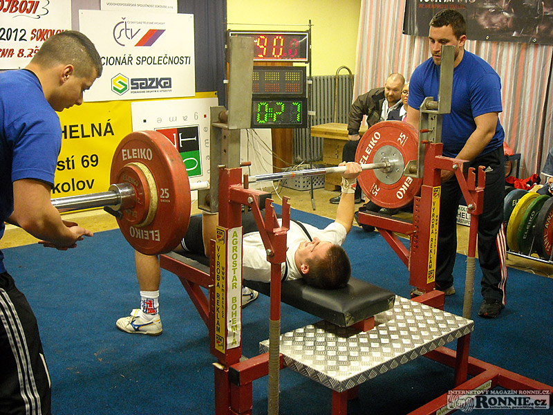 Mistrovstv� z�padn�ch a ji�n�ch �ech  v silov�m trojboji 2012