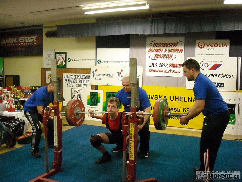 Mistrovstv� z�padn�ch a ji�n�ch �ech  v silov�m trojboji 2012