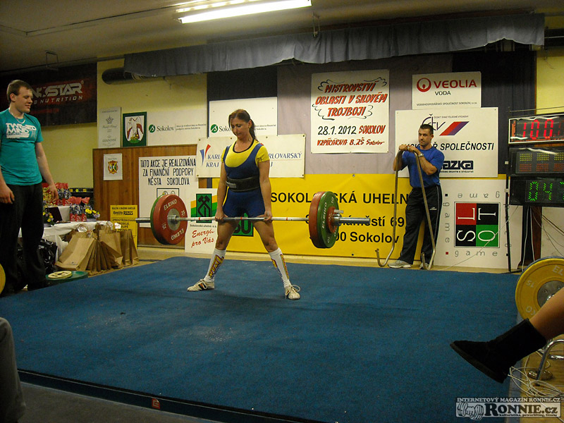 Mistrovstv� z�padn�ch a ji�n�ch �ech  v silov�m trojboji 2012