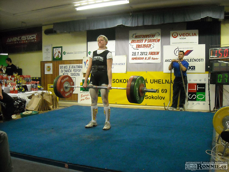 Mistrovstv� z�padn�ch a ji�n�ch �ech  v silov�m trojboji 2012
