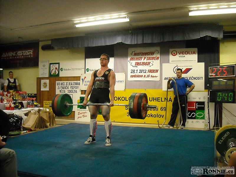 Mistrovstv� z�padn�ch a ji�n�ch �ech  v silov�m trojboji 2012