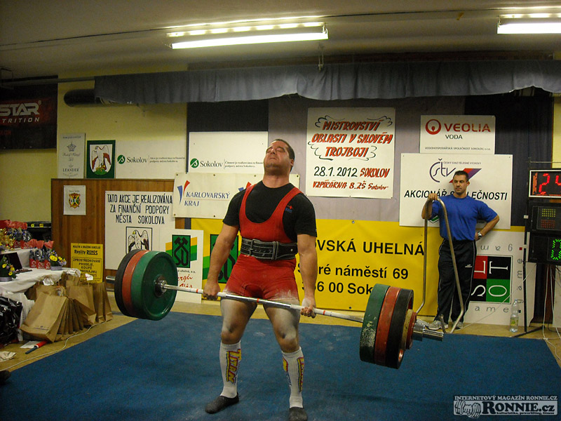 Mistrovstv� z�padn�ch a ji�n�ch �ech  v silov�m trojboji 2012