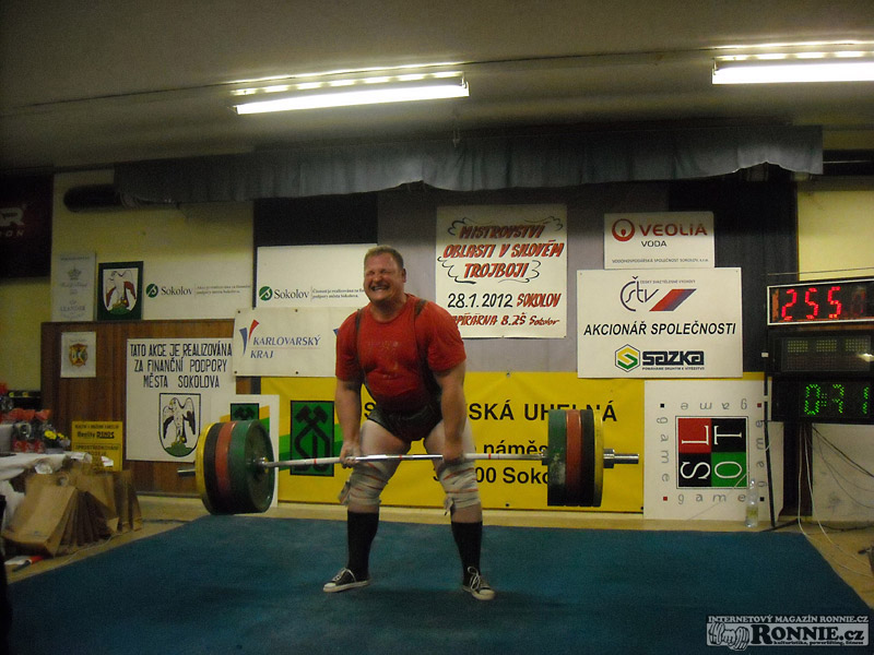 Mistrovstv� z�padn�ch a ji�n�ch �ech  v silov�m trojboji 2012