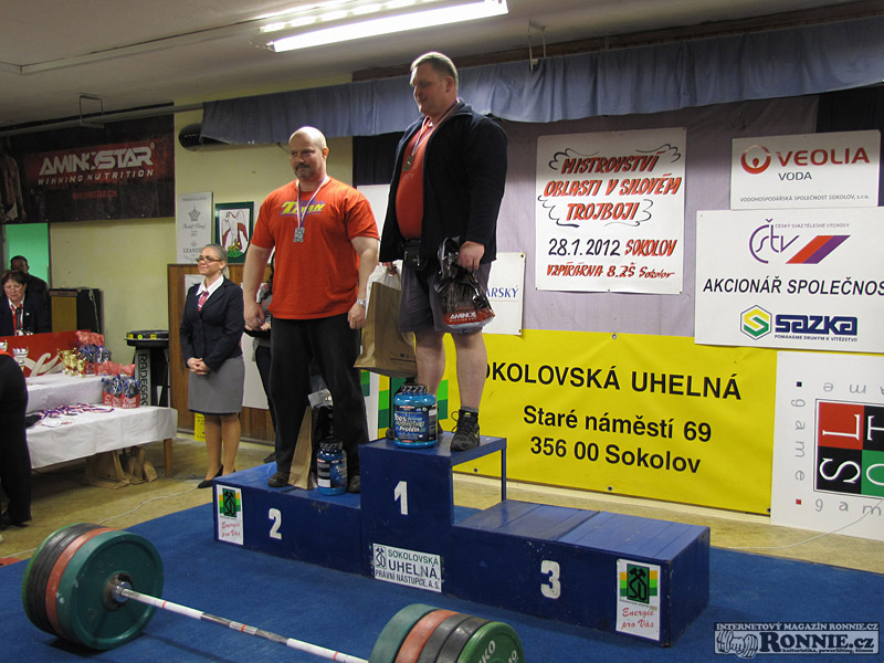 Mistrovstv� z�padn�ch a ji�n�ch �ech  v silov�m trojboji 2012