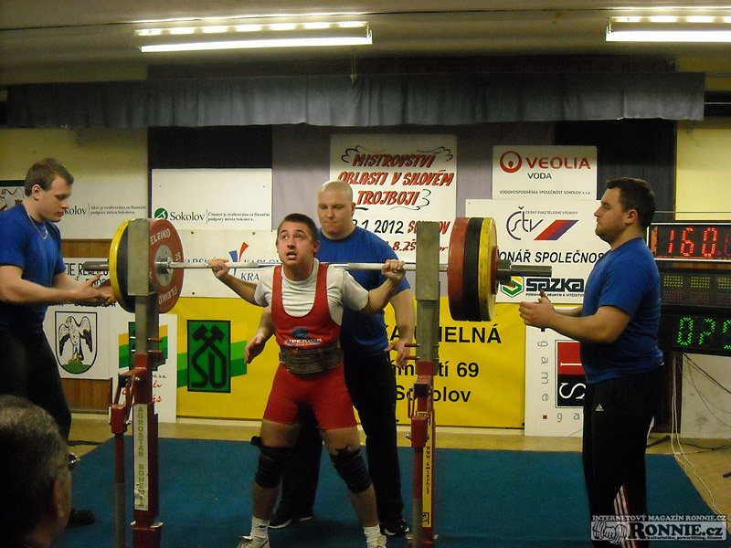 Mistrovstv� z�padn�ch a ji�n�ch �ech  v silov�m trojboji 2012