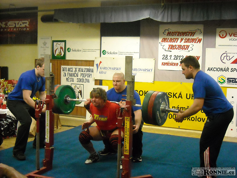 Mistrovstv� z�padn�ch a ji�n�ch �ech  v silov�m trojboji 2012