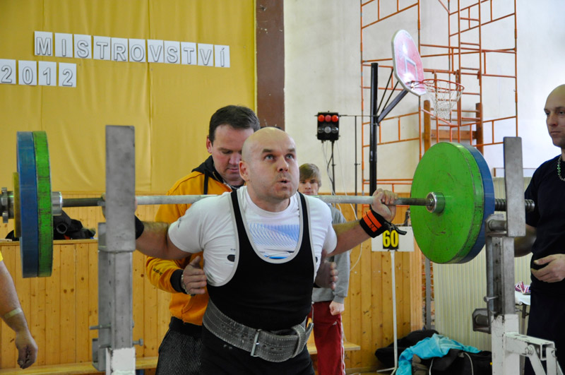 Mistrovstv� ji�n� Moravy v silov�m trojboji 2012