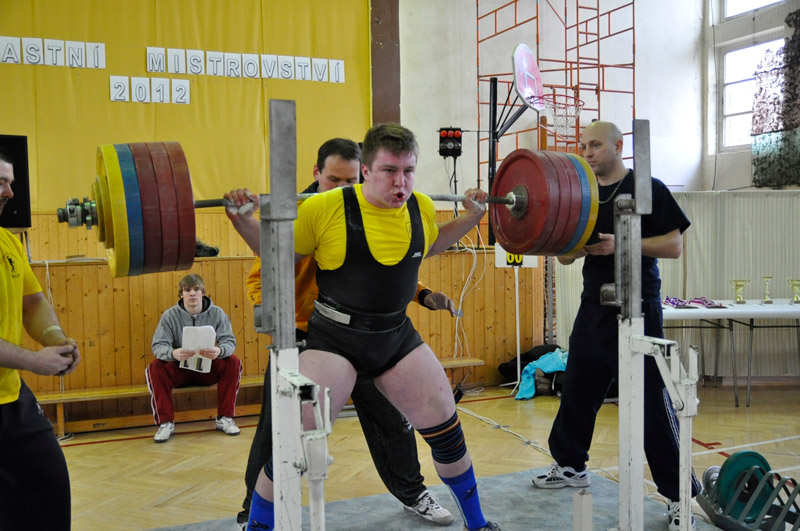 Mistrovstv� ji�n� Moravy v silov�m trojboji 2012