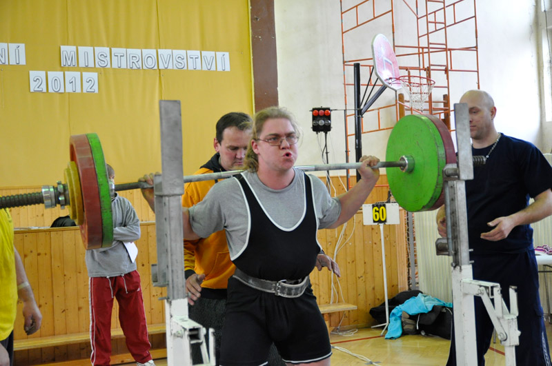 Mistrovstv� ji�n� Moravy v silov�m trojboji 2012