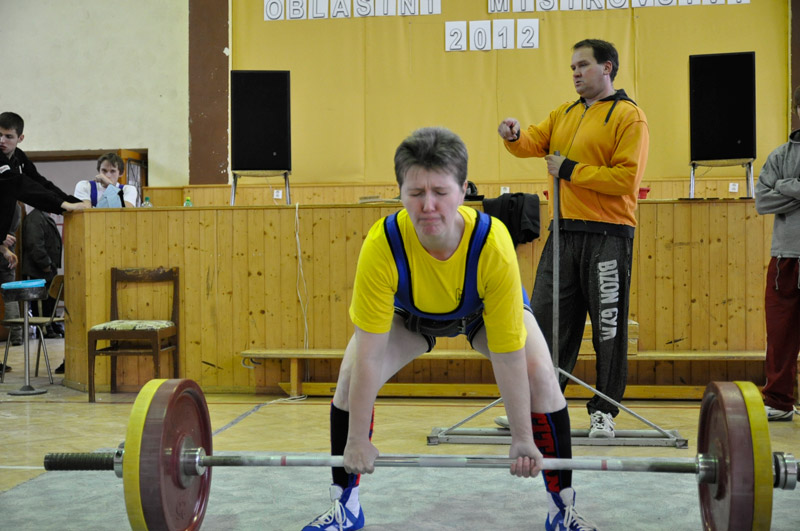 Mistrovstv� ji�n� Moravy v silov�m trojboji 2012