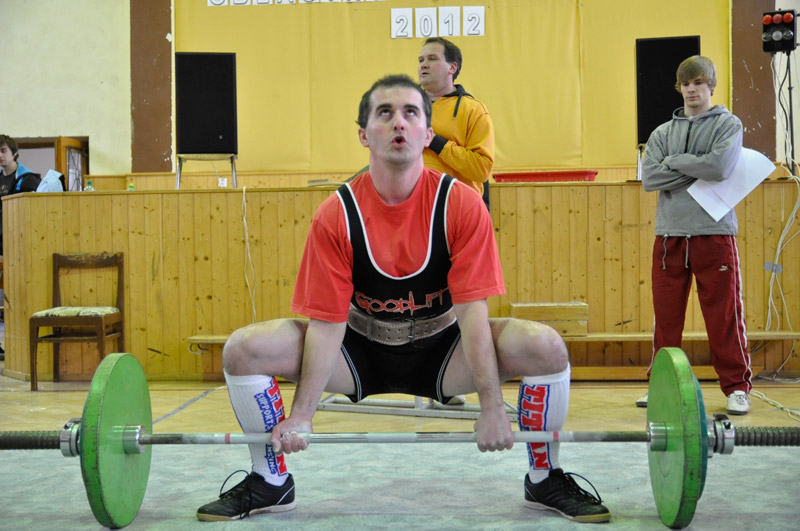 Mistrovstv� ji�n� Moravy v silov�m trojboji 2012