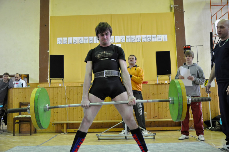 Mistrovstv� ji�n� Moravy v silov�m trojboji 2012