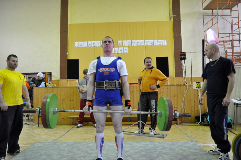 Mistrovstv� ji�n� Moravy v silov�m trojboji 2012