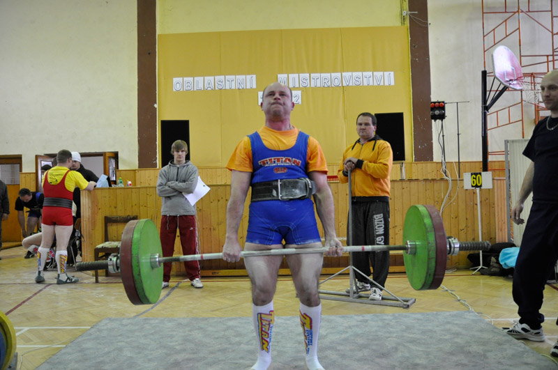 Mistrovstv� ji�n� Moravy v silov�m trojboji 2012