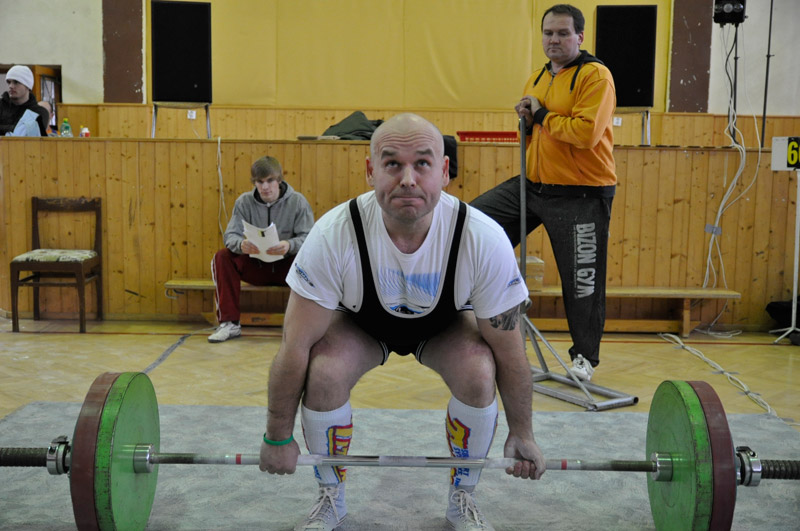 Mistrovstv� ji�n� Moravy v silov�m trojboji 2012