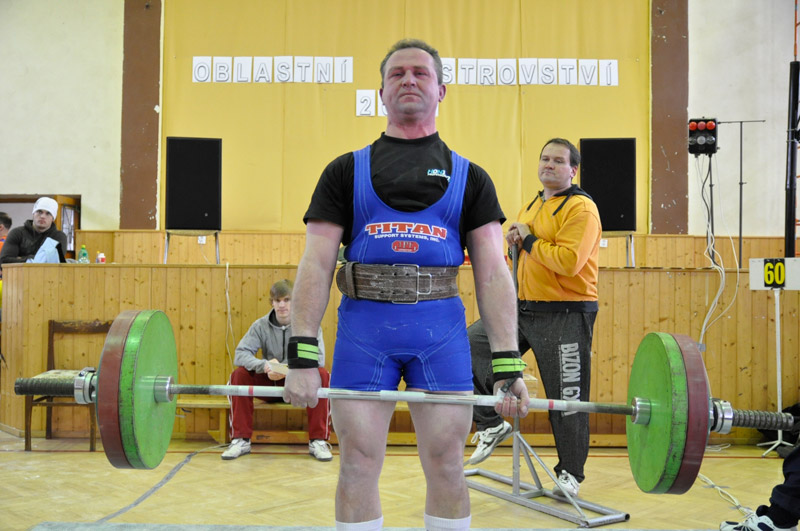 Mistrovstv� ji�n� Moravy v silov�m trojboji 2012