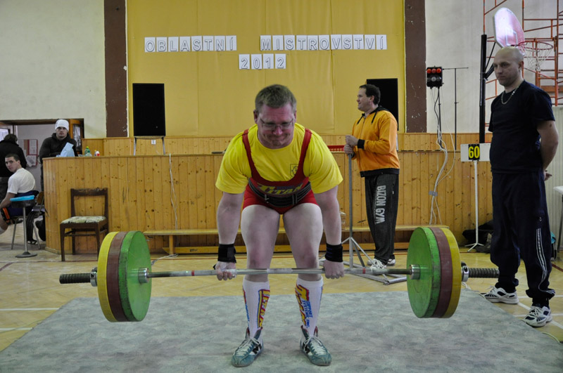 Mistrovstv� ji�n� Moravy v silov�m trojboji 2012