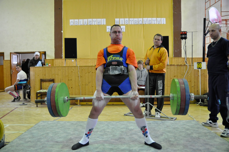 Mistrovstv� ji�n� Moravy v silov�m trojboji 2012