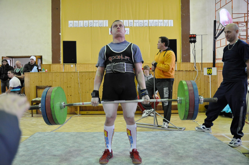 Mistrovstv� ji�n� Moravy v silov�m trojboji 2012