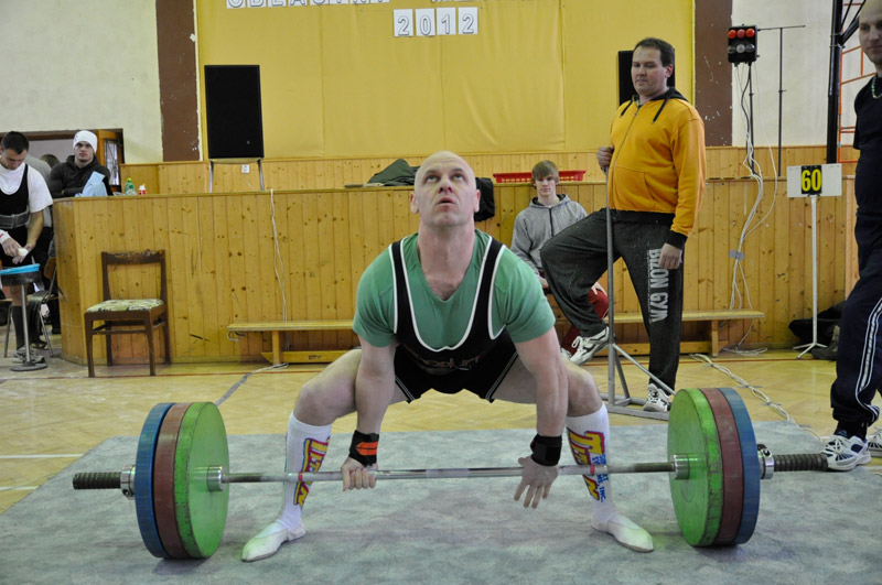 Mistrovstv� ji�n� Moravy v silov�m trojboji 2012