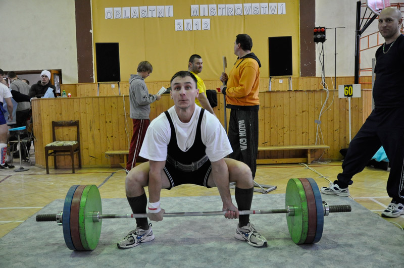 Mistrovstv� ji�n� Moravy v silov�m trojboji 2012