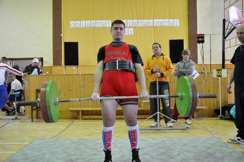 Mistrovstv� ji�n� Moravy v silov�m trojboji 2012