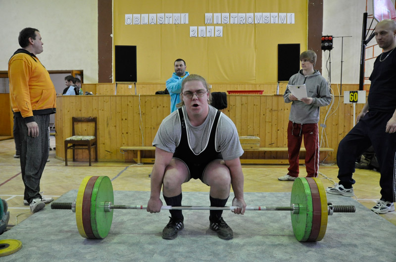 Mistrovstv� ji�n� Moravy v silov�m trojboji 2012