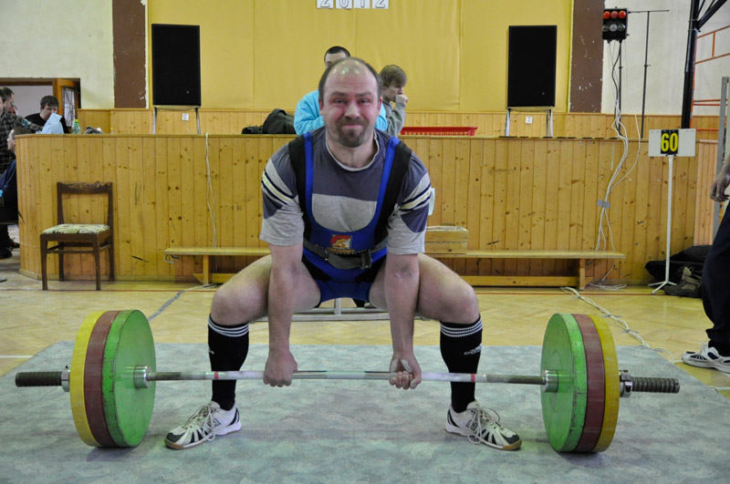 Mistrovstv� ji�n� Moravy v silov�m trojboji 2012