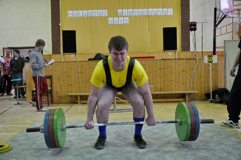 Mistrovstv� ji�n� Moravy v silov�m trojboji 2012
