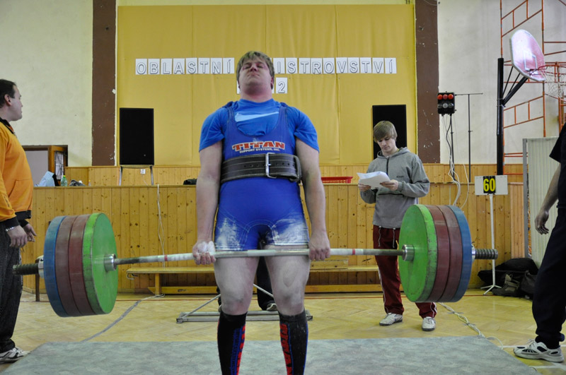 Mistrovstv� ji�n� Moravy v silov�m trojboji 2012