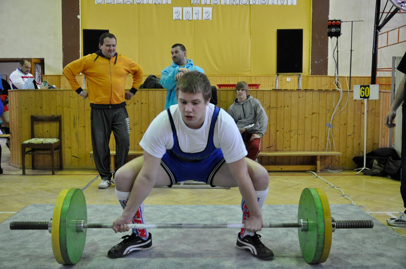 Mistrovstv� ji�n� Moravy v silov�m trojboji 2012