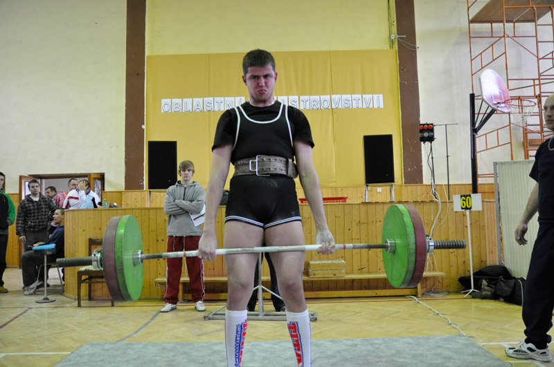 Mistrovstv� ji�n� Moravy v silov�m trojboji 2012