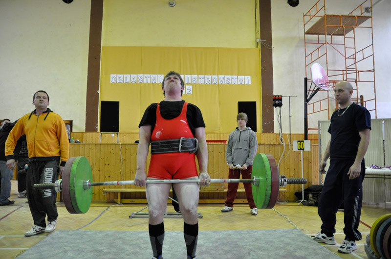Mistrovstv� ji�n� Moravy v silov�m trojboji 2012