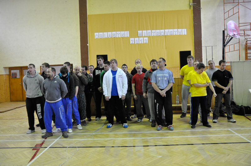 Mistrovstv� ji�n� Moravy v silov�m trojboji 2012