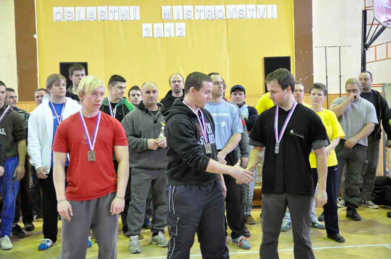 Mistrovstv� ji�n� Moravy v silov�m trojboji 2012
