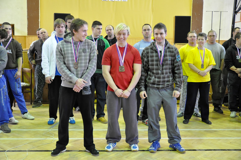 Mistrovstv� ji�n� Moravy v silov�m trojboji 2012