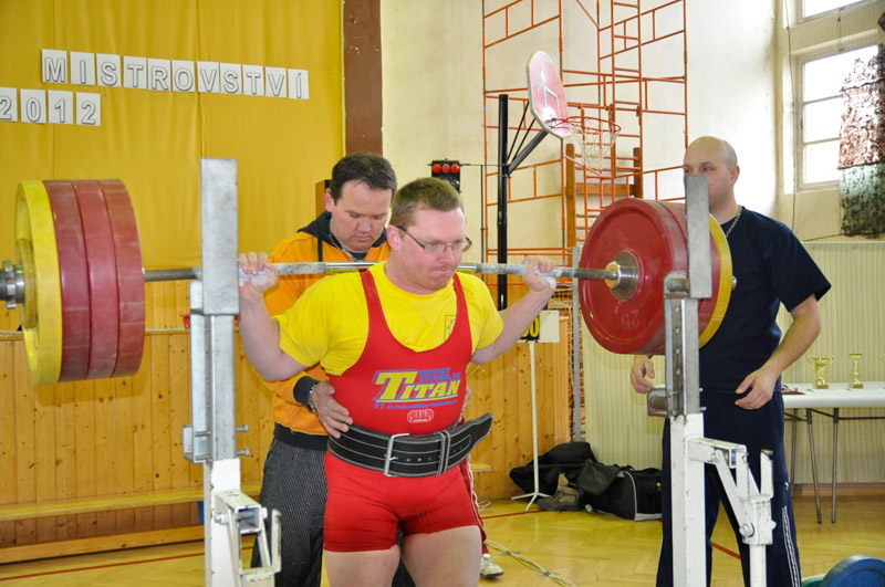 Mistrovstv� ji�n� Moravy v silov�m trojboji 2012