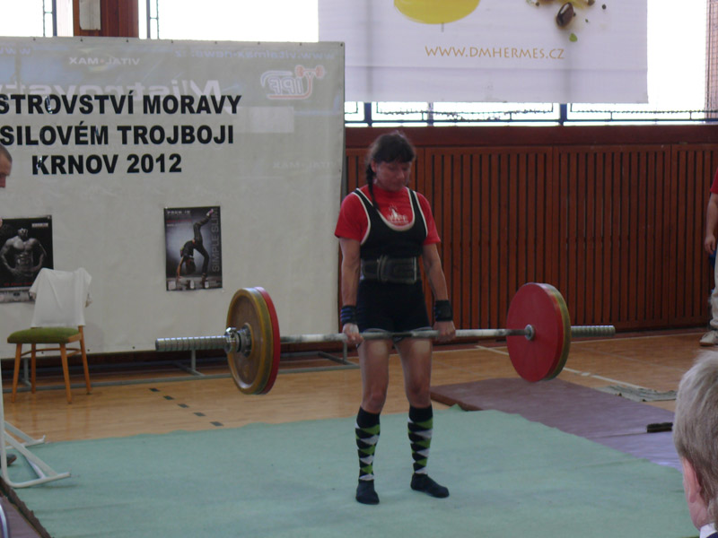 Mistrovstv� Moravy v silov�m trojboji 2012
