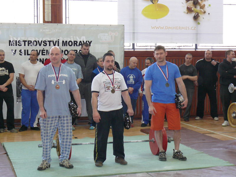 Mistrovstv� Moravy v silov�m trojboji 2012