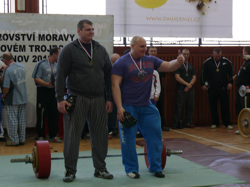 Mistrovstv� Moravy v silov�m trojboji 2012