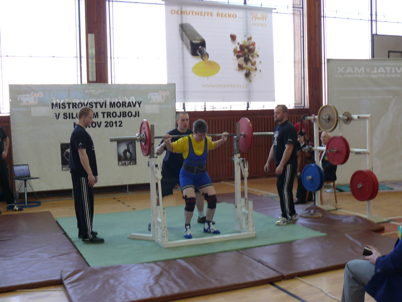 Mistrovstv� Moravy v silov�m trojboji 2012