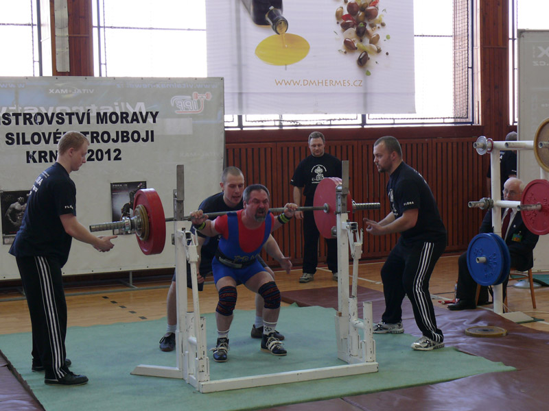 Mistrovstv� Moravy v silov�m trojboji 2012