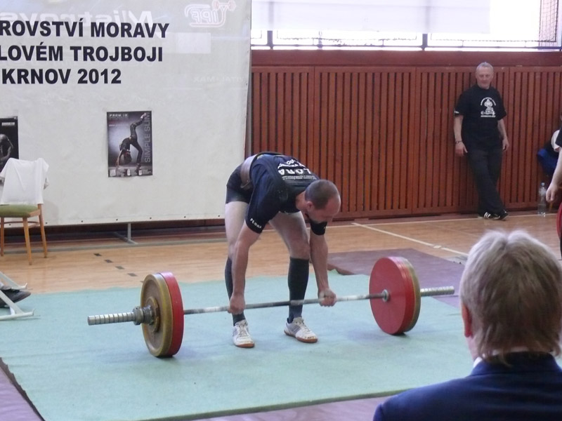 Mistrovstv� Moravy v silov�m trojboji 2012