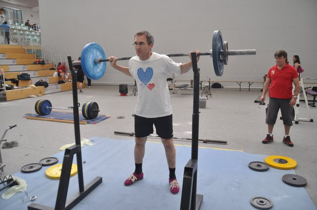 Petr Chv�tal v rozcvi�ovn�