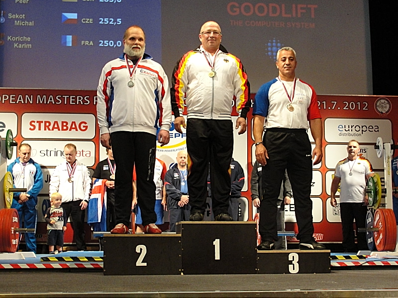 Mistrovstv� Evropy v silov�m trojboji masters 2012